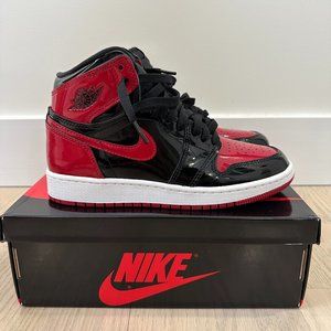 JORDAN 1 RETRO GS PATENT RED
